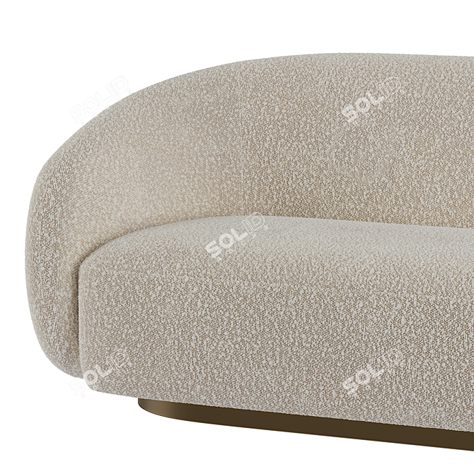 Eichholtz Swivel Brice Sofa: Luxury and Versatility in One 3D model image 3