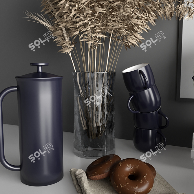 Modular Decoration Set 3D model image 2