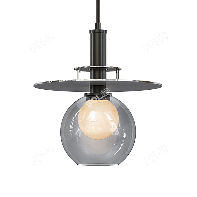 Modus Pendant Light - Black Pearl 3D model image 1
