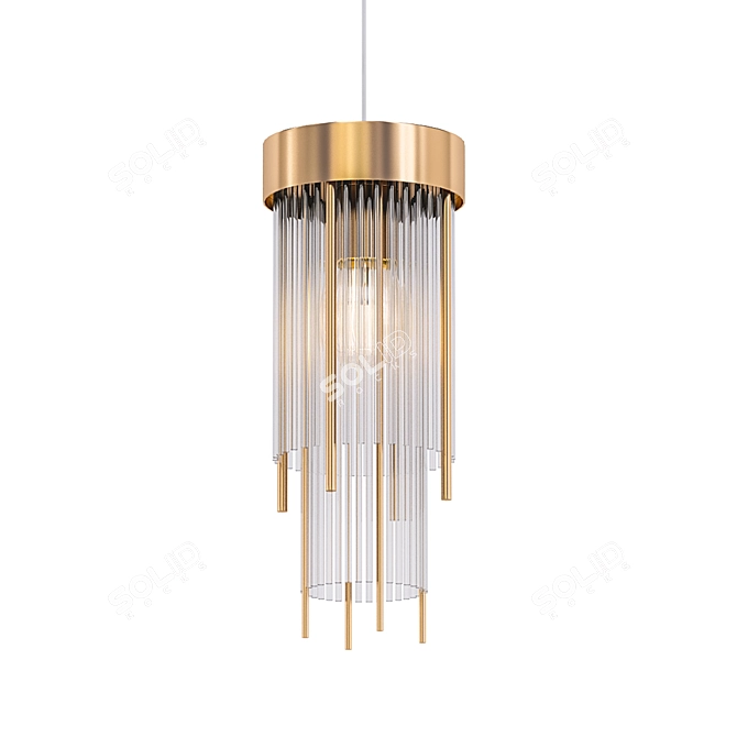 Elegant Odeon Light York Pendant 3D model image 1