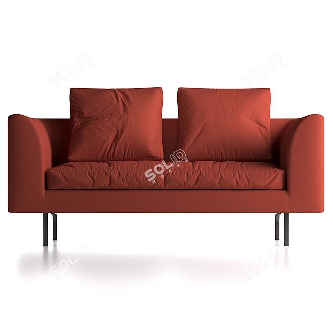 Mell Lounge: A Modern Polygone 3D model image 1