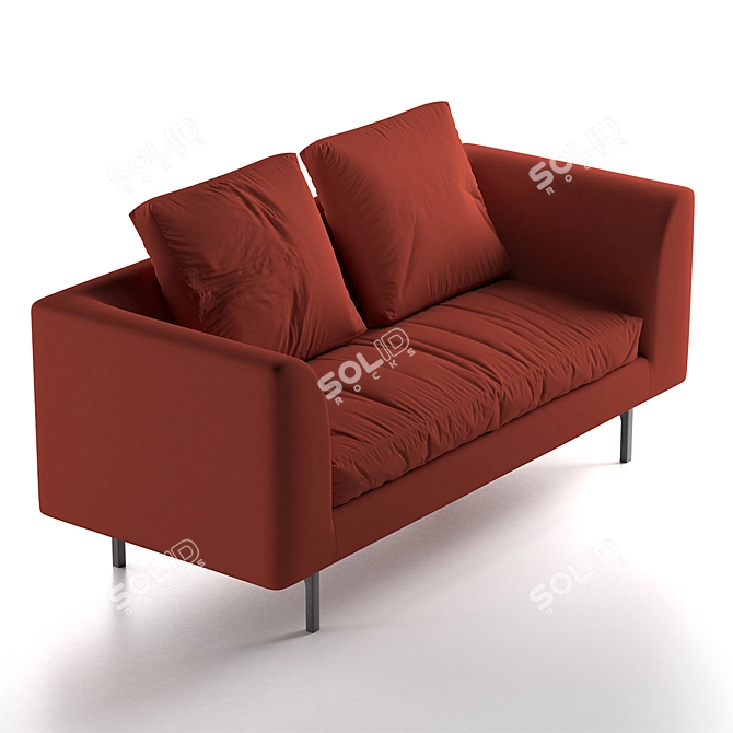 Mell Lounge: A Modern Polygone 3D model image 2