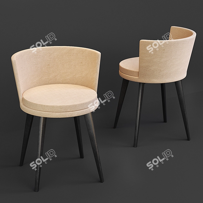 Elegant Dining Set - Modern Design 3D model image 3
