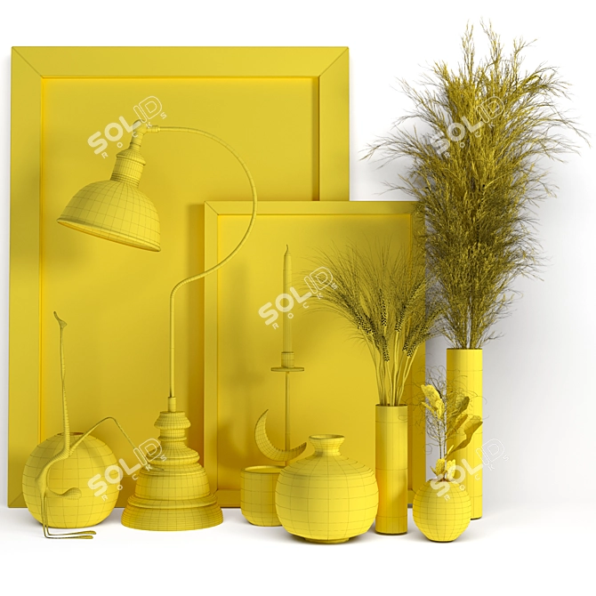 Elegance in Motion: Decor Set 3D model image 4