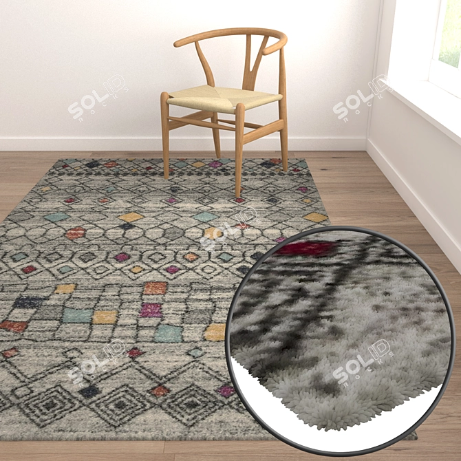 Plush Carpets Collection 3D model image 5