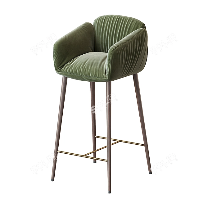 Jolie My Home Barstool: Stylish and Comfortable 3D model image 4