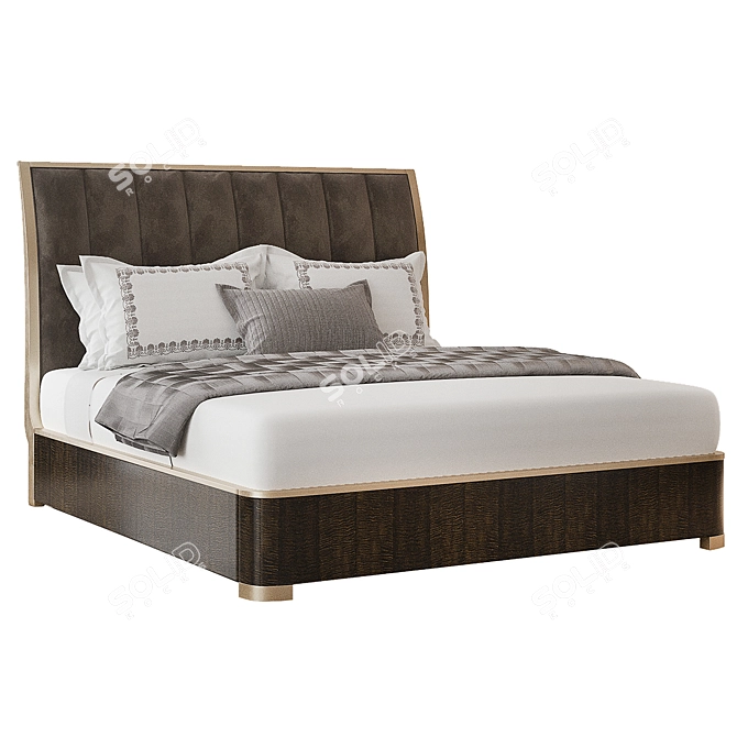 Caracole Good Night California King Bed 3D model image 2