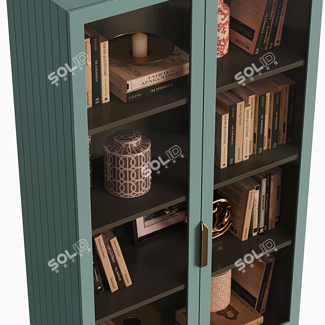 Metropolitan Showcase-Library: Elegant and Functional 3D model image 2