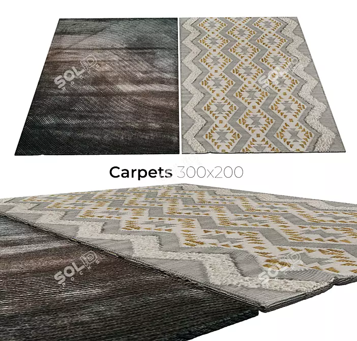 Luxury Interior Carpets 3D model image 1