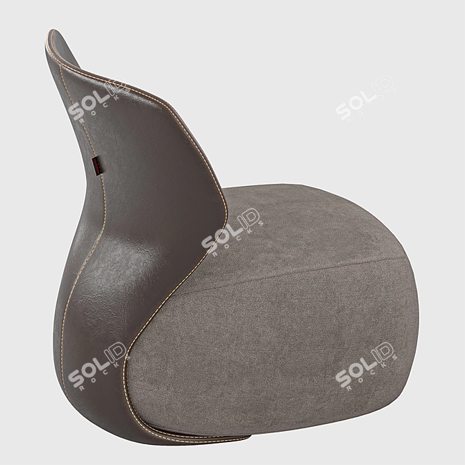 Modern Armchair in 3dsmax 2015 3D model image 3
