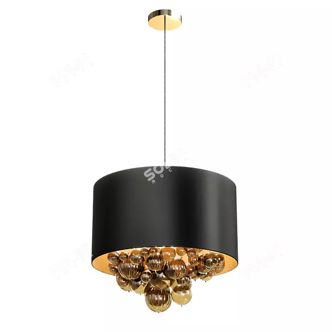 Heathfield Lexington Smoke Pendant 3D model image 1