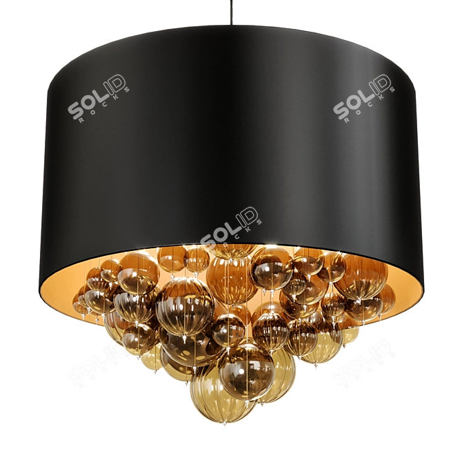 Heathfield Lexington Smoke Pendant 3D model image 2