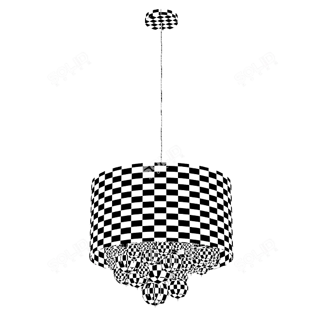 Heathfield Lexington Smoke Pendant 3D model image 3