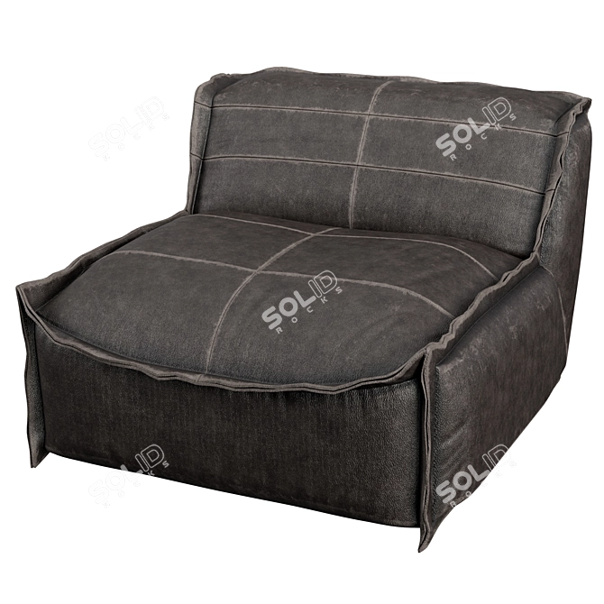 Cozy Sunday Sofa for Laid-back Living 3D model image 1