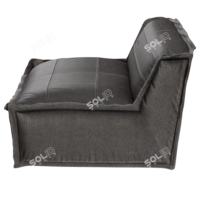 Cozy Sunday Sofa for Laid-back Living 3D model image 2