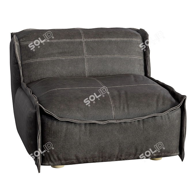 Cozy Sunday Sofa for Laid-back Living 3D model image 4