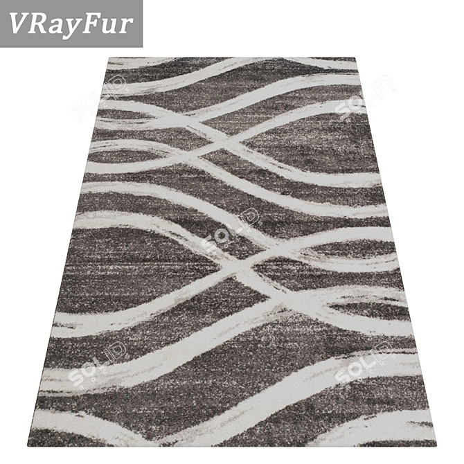 Luxury Rug Set: High-Quality Textures 3D model image 2