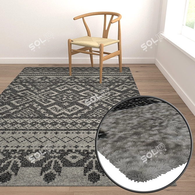 Luxury Carpets Set 2219 3D model image 5