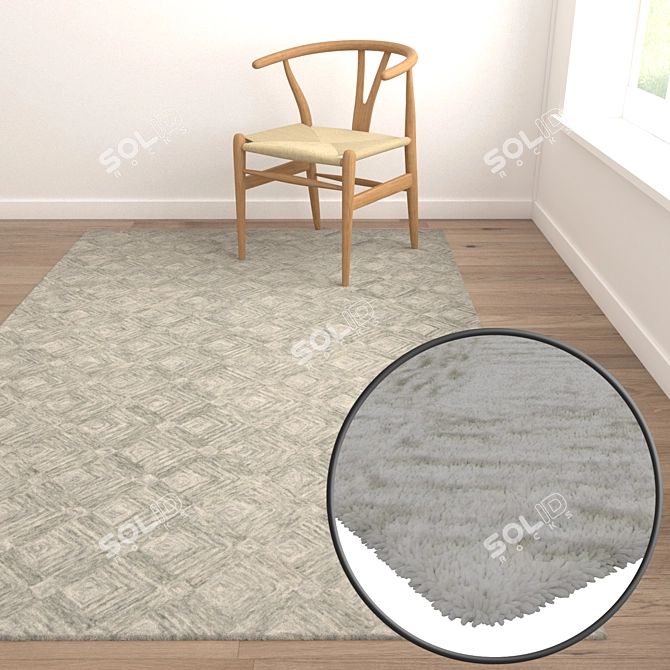 Luxury Set: Premium Quality Carpets 3D model image 5