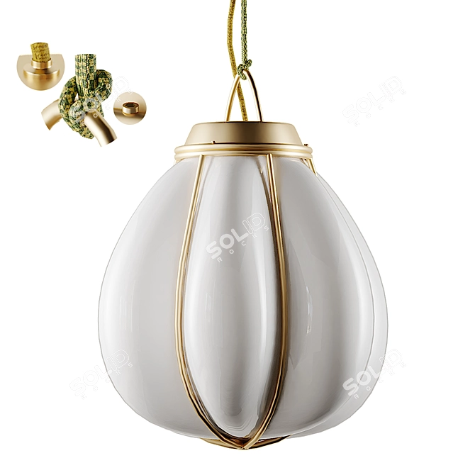 Nordenskiöld's Hobo Pendant: Sleek Elegance 3D model image 1