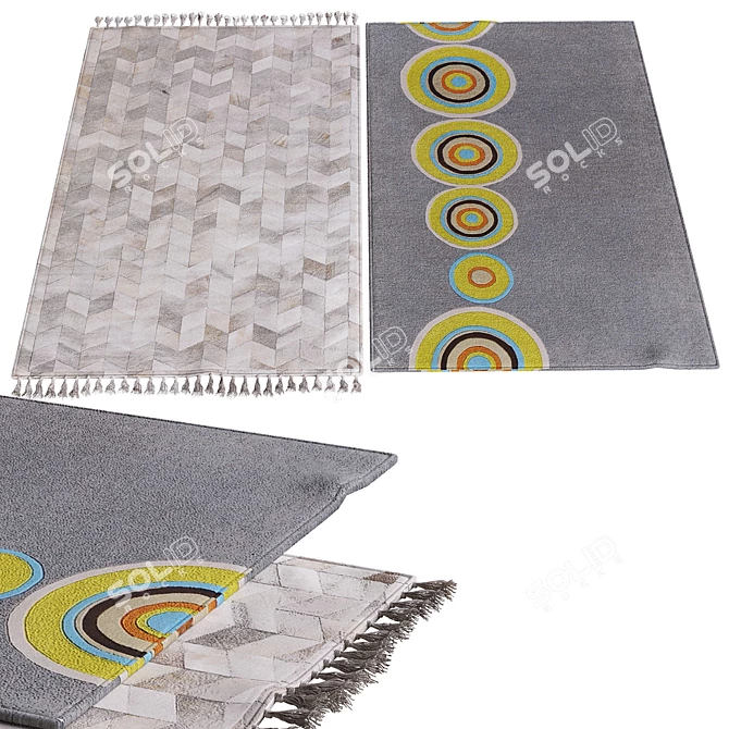 Luxury Carpets Collection 3D model image 1