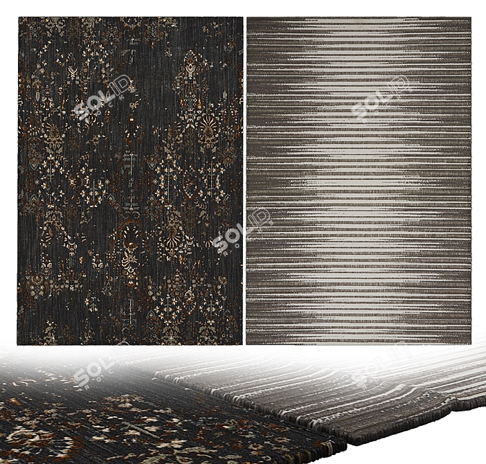 Elegant Interior Carpets 3D model image 2