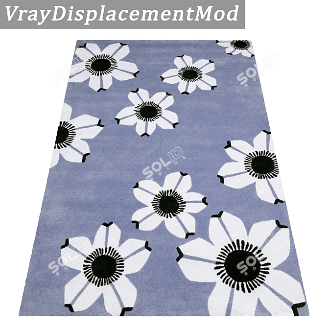 High-Quality Carpet Set: 3D Textured Mats 3D model image 3