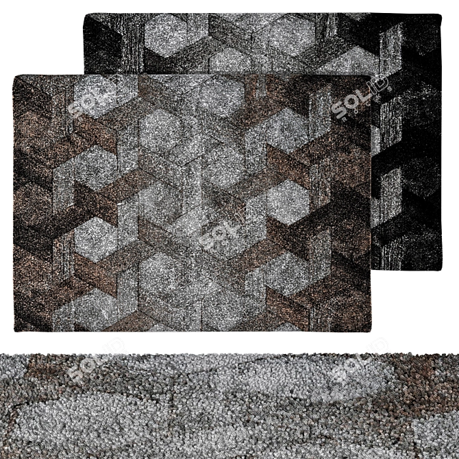 Luxury Carpets Collection by Bruno Banani 3D model image 1