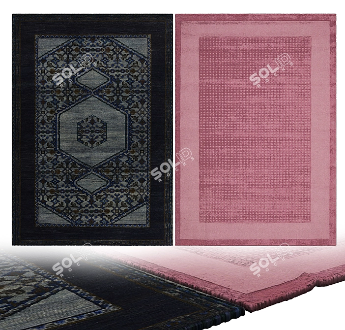 Elegant Interior Carpets 3D model image 2