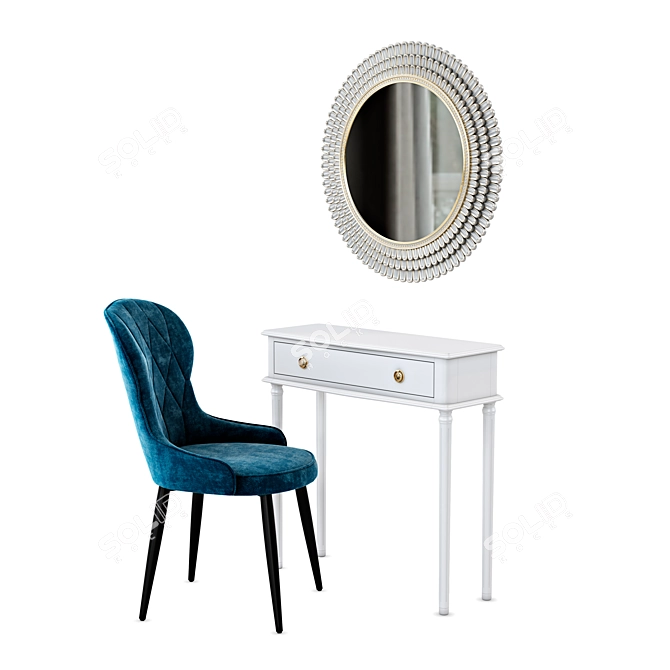 Graceful Gladys Console Set 3D model image 1