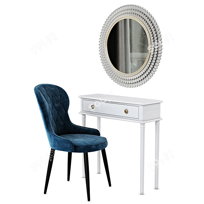 Graceful Gladys Console Set 3D model image 5