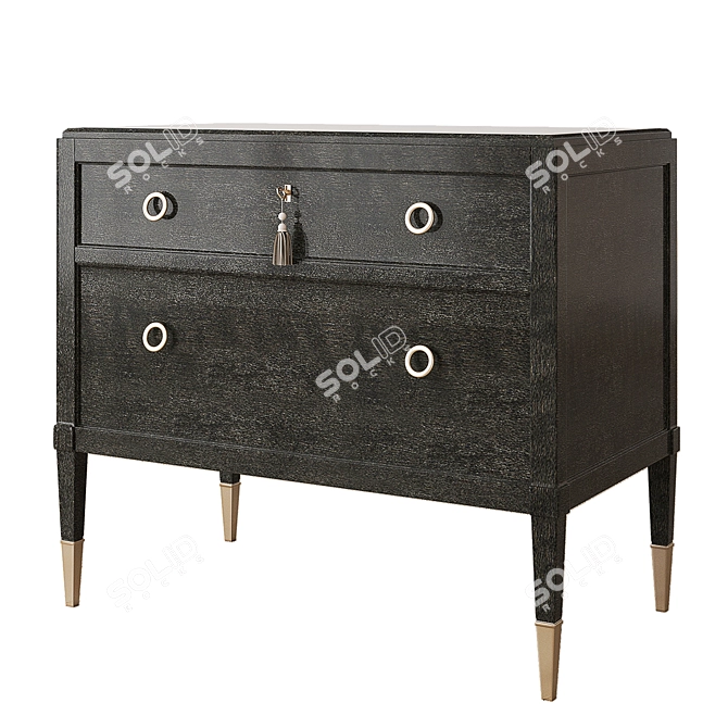 Elegant Caracole Classic Console 3D model image 1