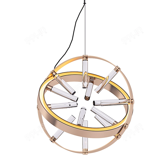 Globo Pendant Light | Elegant Lighting 3D model image 1