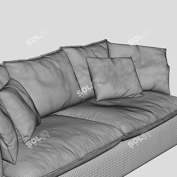 Elevate Your Comfort: De Padova Pillow 3D model image 3