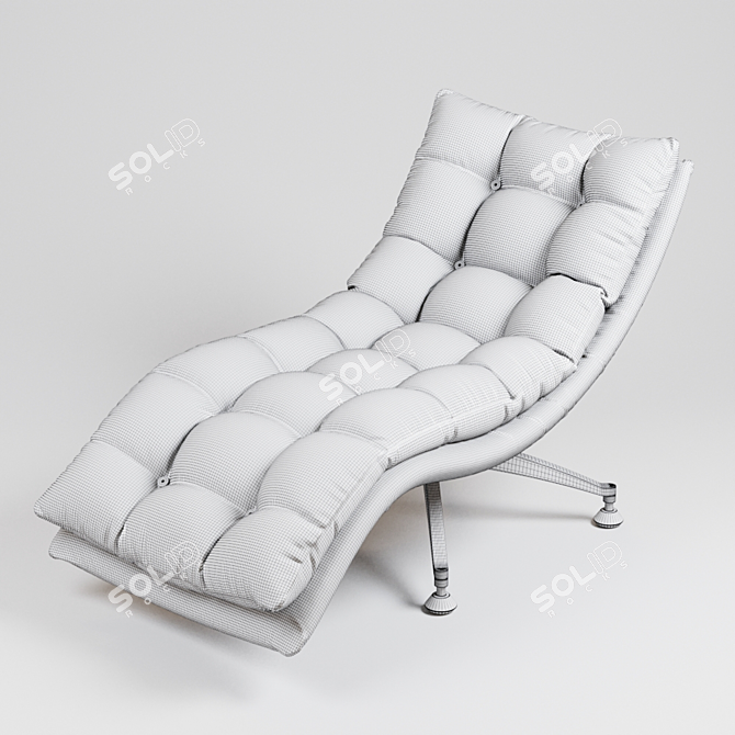 Sakura Recliner Chair: Stylish Comfort 3D model image 2