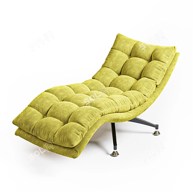 Sakura Recliner Chair: Stylish Comfort 3D model image 10