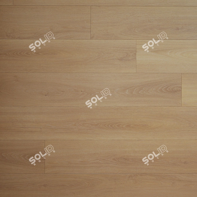 Premium Harlech Oak Parquet Flooring 3D model image 3