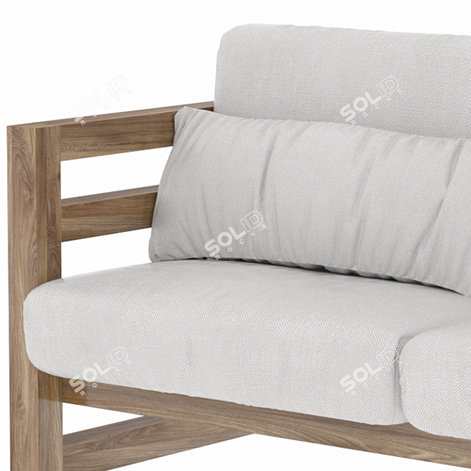 Modern Loft Sofa 3D model image 4