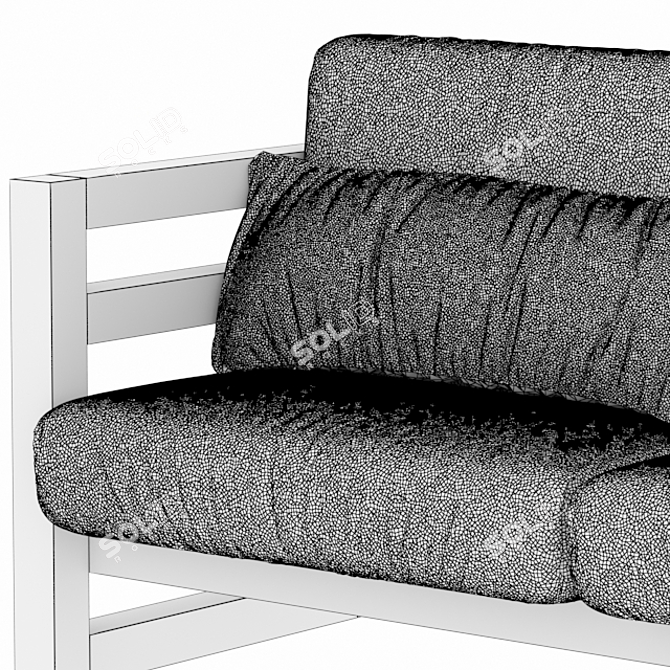 Modern Loft Sofa 3D model image 5