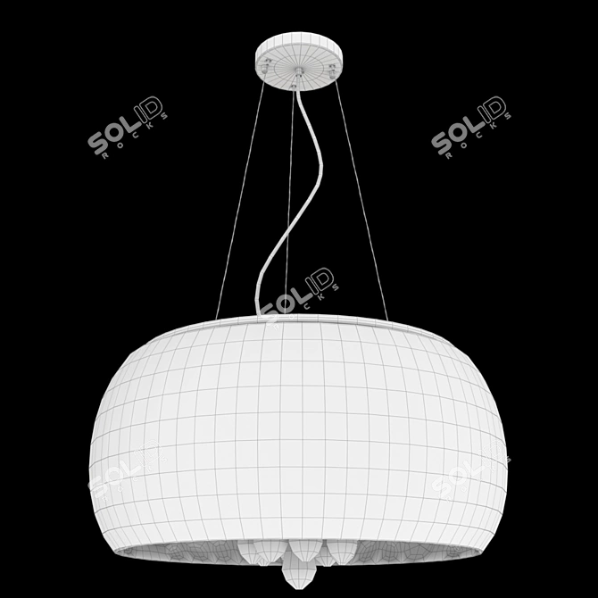Luxury Hanging Chandelier: Wertmark Apollonia 3D model image 3