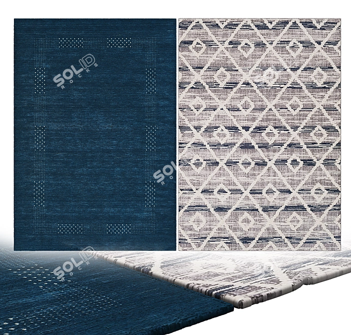 Elegance Meets Comfort: Interior Carpets 3D model image 2