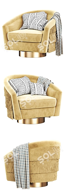 Eichholtz Le Vante Swivel Chair: 3 Models 3D model image 4