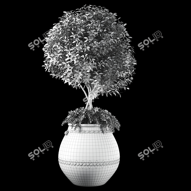 279k Poly Unique Plant 3D model image 3