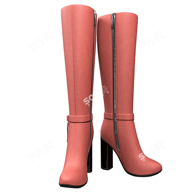 Polaris Winter Boots: Ultimate Cold Protection 3D model image 2