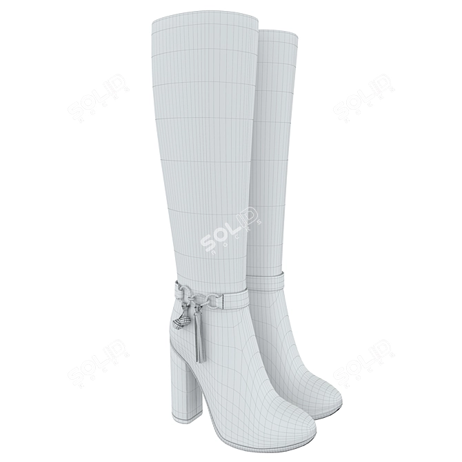 Polaris Winter Boots: Ultimate Cold Protection 3D model image 4