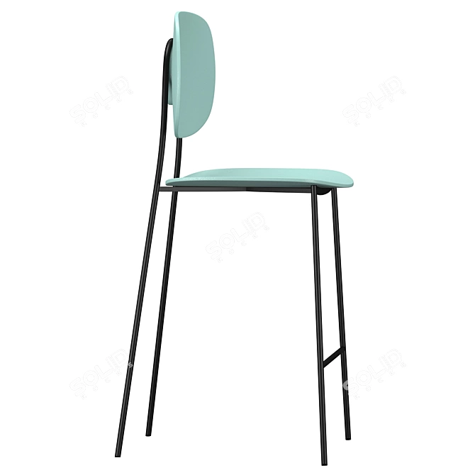 Elegant JODIE Ottoman 3D model image 4