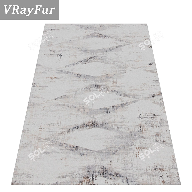 Luxury Rug Set: High-Quality Textures. 3D model image 2