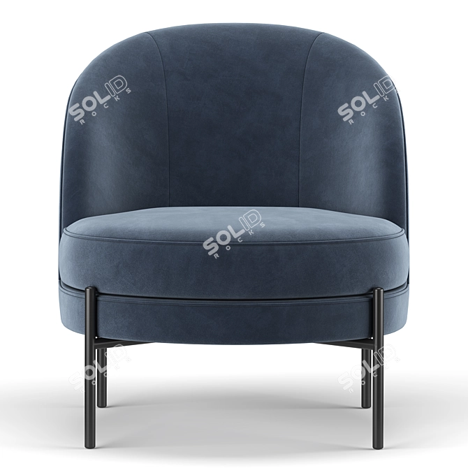 Elegant Eef Armchair 3D model image 3