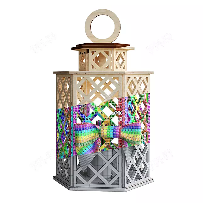 Elegant Decorative Lanterns for Stunning Home Décor 3D model image 3