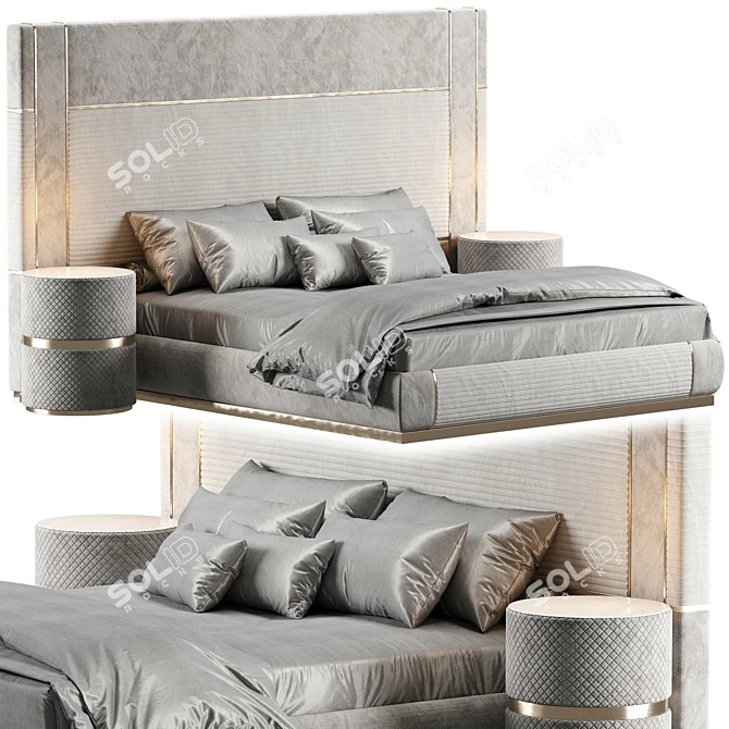 Frey Capital: Luxury Corner Sofa 3D model image 4